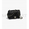 CHANEL MINI FLAP BAG WITH HANDLE GOLD HARDWARE  AS2796 B06687 94305 (17.5*12.5*5.5cm)