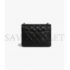 CHANEL MINI FLAP BAG WITH HANDLE GOLD HARDWARE  AS2796 B06687 94305 (17.5*12.5*5.5cm)