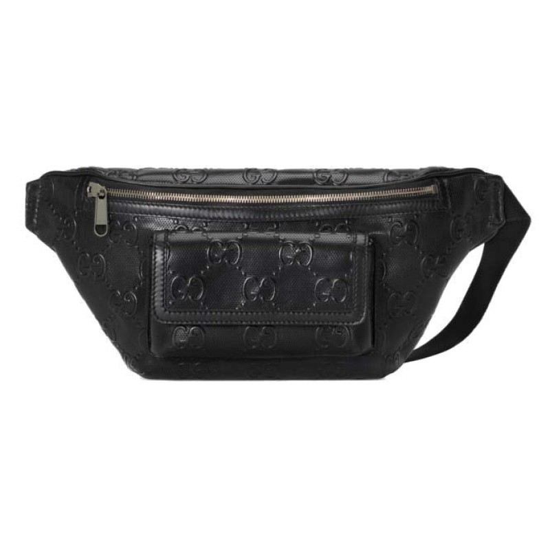 GUCCI GG EMBOSSED BELT BAG 645093 (28*18*8cm) GUCCI GG EMBOSSED BELT BAG 645093 (28*18*8cm)