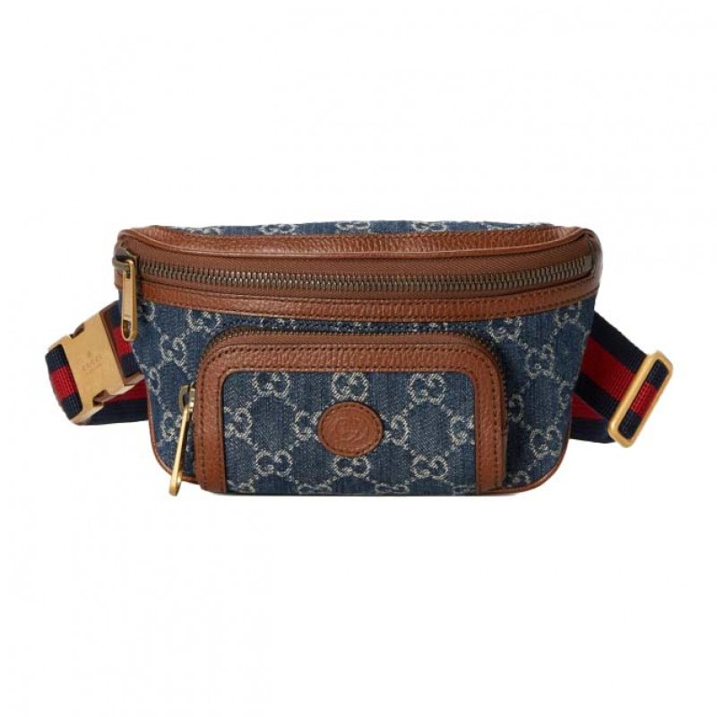 GUCCI BELT BAG WITH INTERLOCKING&G 682933 (24*13*5cm) GUCCI BELT BAG WITH INTERLOCKING&G 682933 (24*13*5cm)