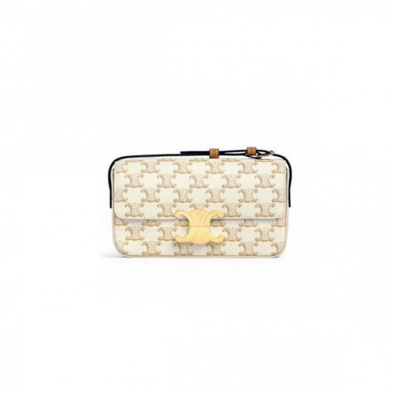 CELINE TRIOMPHE SHOULDER BAG 194142CUZ.01BC (20cm*10cm*4cm) CELINE TRIOMPHE SHOULDER BAG 194142CUZ.01BC (20cm*10cm*4cm)