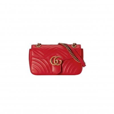 GUCCI GG MARMONT SMALL SHOULDER BAG  443497 (26*15*7cm)