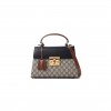 GUCCI GG SUPREME MONOGRAM CALFSKIN SMALL PADLOCK TOP HANDLE BAG BEIGE BLACK CUIR 43188 (28*19*11cm) GUCCI GG SUPREME MONOGRAM CALFSKIN SMALL PADLOCK TOP HANDLE BAG BEIGE BLACK CUIR 43188 (28*19*11cm)