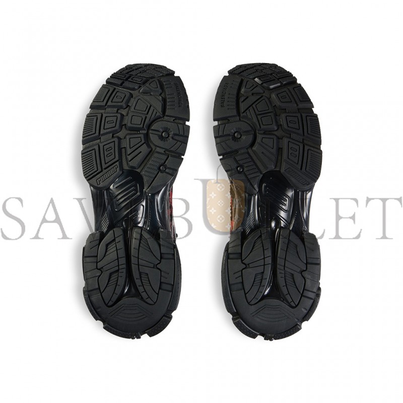 BALENCIAGA MEN'S RUNNER GRAFFITI SNEAKER IN BLACK BALENCIAGA MEN'S RUNNER GRAFFITI SNEAKER IN BLACK