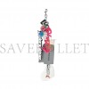 BALENCIAGA WOMEN'S TURNER KEYCHAIN IN MULTICOLORED 7934952AA8R8486 (34*9*2cm)