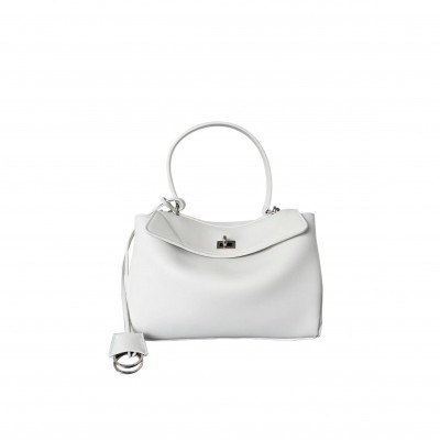 BALENCIAGA RODEO MEDIUM TOTE BAG SILVER HARDWARE (35*23*11cm)