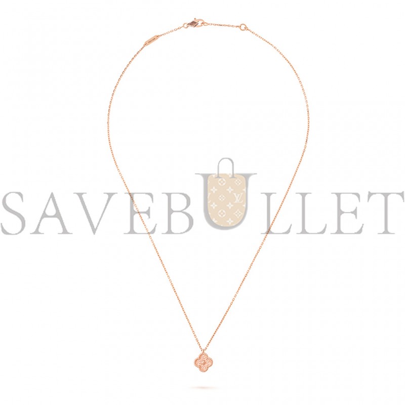 VAN CLEEF ARPELS SWEET ALHAMBRA PENDANT - ROSE GOLD  VCARO8DF00