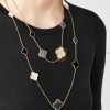 VAN CLEEF ARPELS MAGIC ALHAMBRA LONG NECKLACE, 16 MOTIFS - YELLOW GOLD, MOTHER-OF-PEARL, ONYX VCARD79400 VAN CLEEF ARPELS MAGIC ALHAMBRA LONG NECKLACE, 16 MOTIFS - YELLOW GOLD, MOTHER-OF-PEARL, ONYX VCARD79400