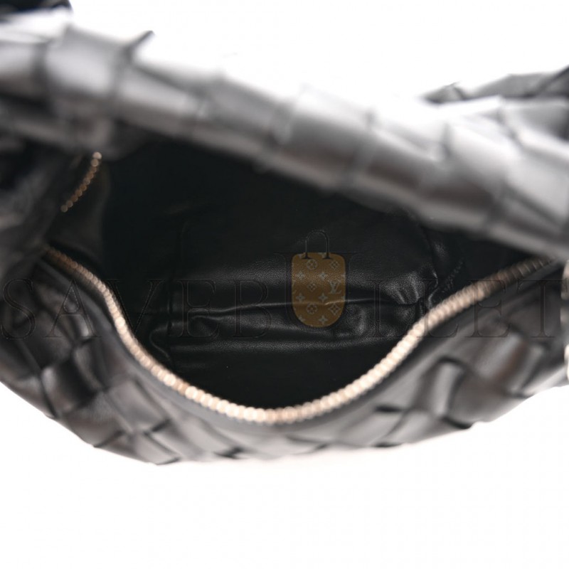BOTTEGA VENETA NAPPA INTRECCIATO MINI JODIE BLACK (21*14*3cm) BOTTEGA VENETA NAPPA INTRECCIATO MINI JODIE BLACK (21*14*3cm)
