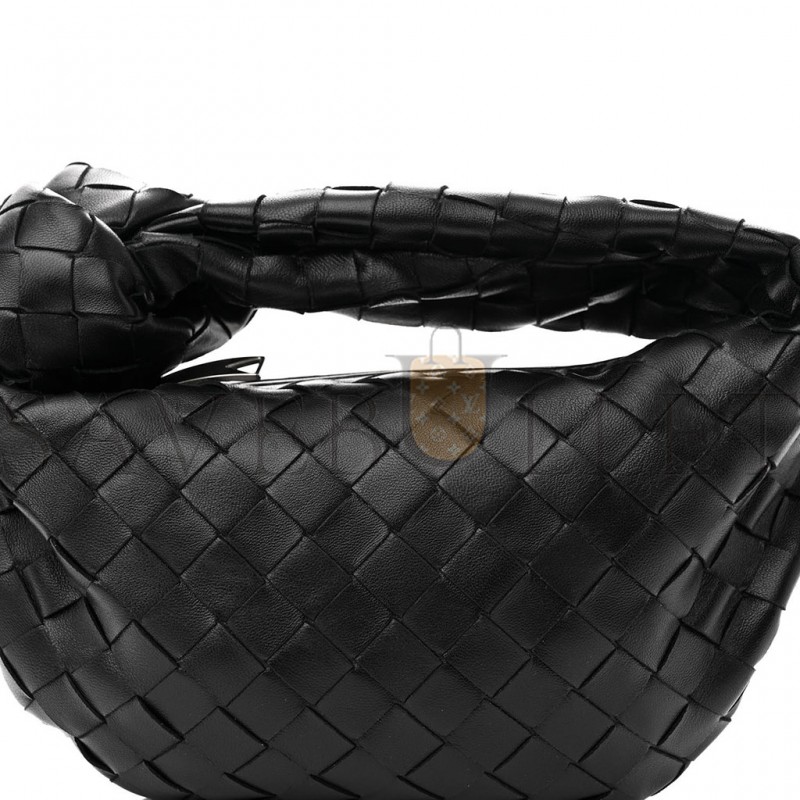 BOTTEGA VENETA NAPPA INTRECCIATO MINI JODIE BLACK (21*14*3cm) BOTTEGA VENETA NAPPA INTRECCIATO MINI JODIE BLACK (21*14*3cm)