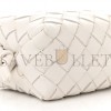 BOTTEGA VENETA NAPPA INTRECCIATO MINI LOOP CAMERA BAG WHITE (18*11*6cm) BOTTEGA VENETA NAPPA INTRECCIATO MINI LOOP CAMERA BAG WHITE (18*11*6cm)
