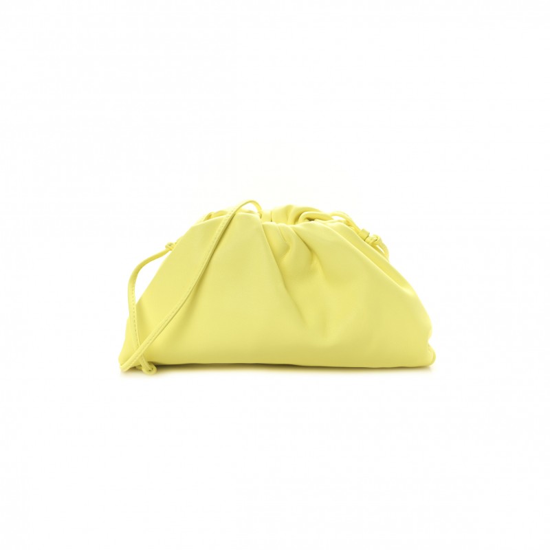BOTTEGA VENETA BUTTER CALFSKIN THE MINI POUCH SHERBERT (23*13*6cm) BOTTEGA VENETA BUTTER CALFSKIN THE MINI POUCH SHERBERT (23*13*6cm)