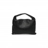 BOTTEGA VENETA NAPPA INTRECCIATO SMALL HOP BLACK  (44*29*8cm)