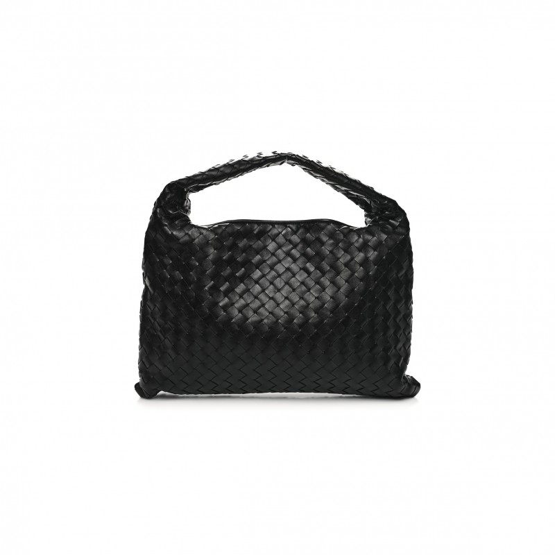 BOTTEGA VENETA NAPPA INTRECCIATO SMALL HOP BLACK  (44*29*8cm)