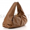 BOTTEGA VENETA SMOOTH BUTTER CALFSKIN LARGE THE SHOULDER POUCH TEAK (52*25*15cm)