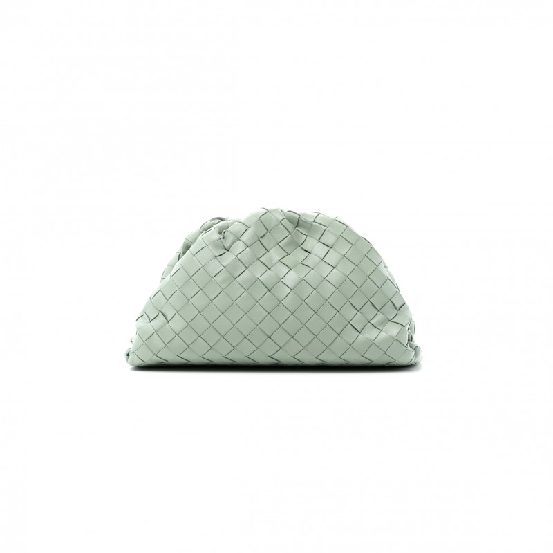 BOTTEGA VENETA NAPPA INTRECCIATO TEEN POUCH SAGE (30*18*8cm) BOTTEGA VENETA NAPPA INTRECCIATO TEEN POUCH SAGE (30*18*8cm)
