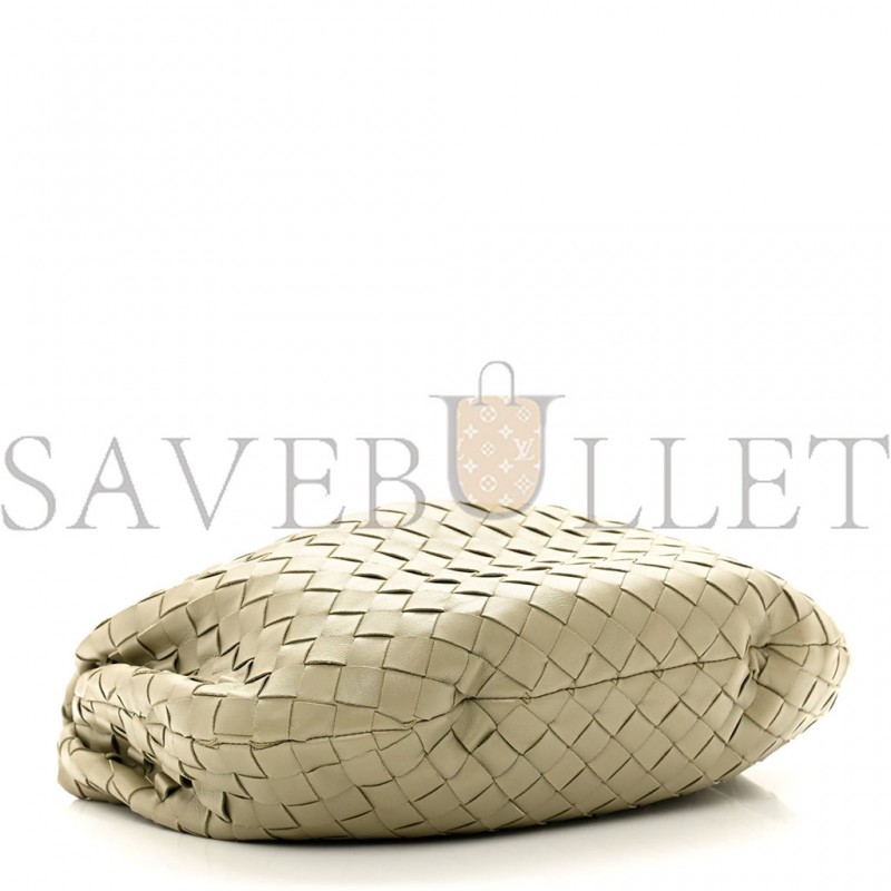 BOTTEGA VENETA NAPPA INTRECCIATO TEEN JODIE HOBO TRAVERTINE (37*21cm)