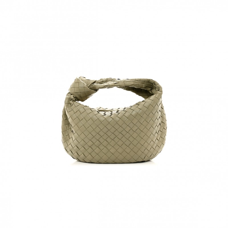 BOTTEGA VENETA NAPPA INTRECCIATO TEEN JODIE HOBO TRAVERTINE (37*21cm)