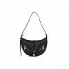 VERSACE CALFSKIN SMALL REPEAT ZIP HOBO BLACK (30*22*5cm) VERSACE CALFSKIN SMALL REPEAT ZIP HOBO BLACK (30*22*5cm)