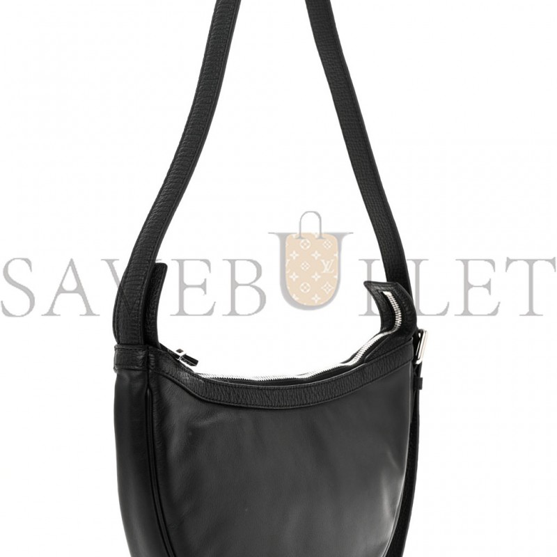 VERSACE CALFSKIN SMALL REPEAT ZIP HOBO BLACK (30*22*5cm) VERSACE CALFSKIN SMALL REPEAT ZIP HOBO BLACK (30*22*5cm)