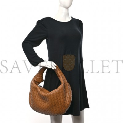 BOTTEGA VENETA NAPPA INTRECCIATO SMALL JODIE CARAMEL (48*30*13cm)