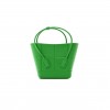 BOTTEGA VENETA RUBBER MAXI INTRECCIATO MINI ARCO GRASS (21*18*8cm)