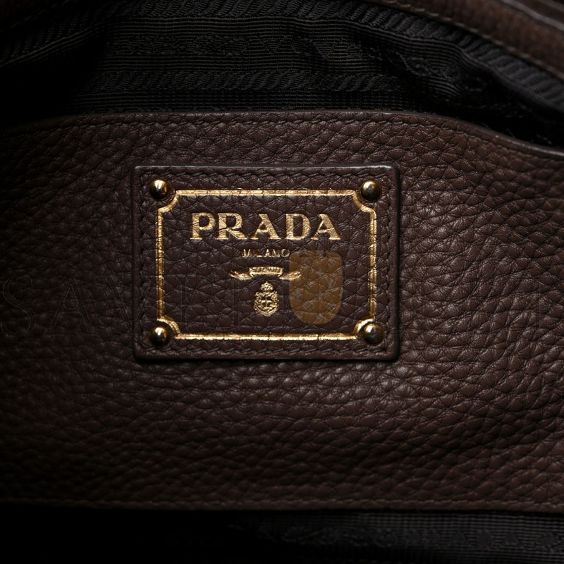 PRADA VITELLO DAINO SHOPPING TOTE PALISSANDRO (35*34*13cm) PRADA VITELLO DAINO SHOPPING TOTE PALISSANDRO (35*34*13cm)