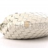 BOTTEGA VENETA PATENT NAPPA INTRECCIATO MINI JODIE WHITE (24*12*8cm) BOTTEGA VENETA PATENT NAPPA INTRECCIATO MINI JODIE WHITE (24*12*8cm)