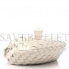 BOTTEGA VENETA PATENT NAPPA INTRECCIATO MINI JODIE WHITE (24*12*8cm) BOTTEGA VENETA PATENT NAPPA INTRECCIATO MINI JODIE WHITE (24*12*8cm)