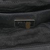 PRADA CALFSKIN SWING CHAIN FRAME BAG BLACK (25*23*10cm)