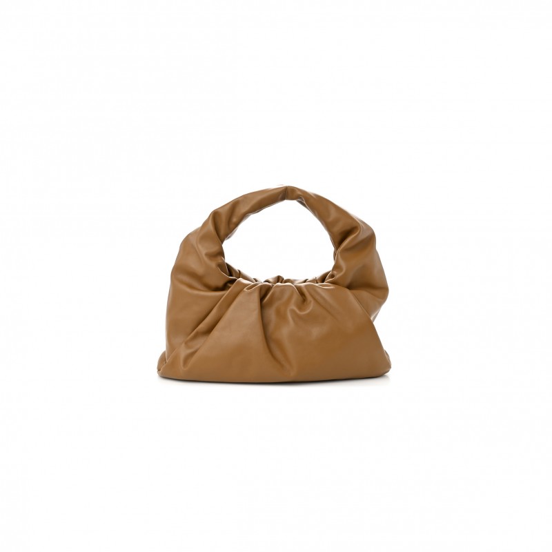 BOTTEGA VENETA SMOOTH BUTTER CALFSKIN SMALL THE SHOULDER POUCH MOUTARDE (38*17*11cm) BOTTEGA VENETA SMOOTH BUTTER CALFSKIN SMALL THE SHOULDER POUCH MOUTARDE (38*17*11cm)