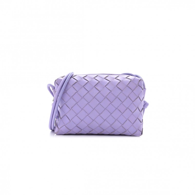 BOTTEGA VENETA NAPPA INTRECCIATO MINI LOOP CAMERA BAG WISTERIA (17*11*7cm) BOTTEGA VENETA NAPPA INTRECCIATO MINI LOOP CAMERA BAG WISTERIA (17*11*7cm)