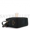 PRADA JACQUARD LOGO CAMERA BAG BLACK (23*15*8cm) PRADA JACQUARD LOGO CAMERA BAG BLACK (23*15*8cm)