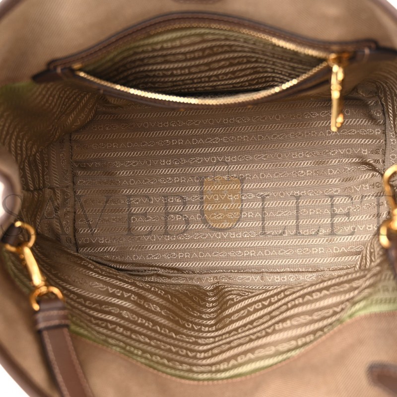 PRADA JACQUARD LOGO TOTE CORDA BRUCIATO (33*23*16cm) PRADA JACQUARD LOGO TOTE CORDA BRUCIATO (33*23*16cm)