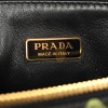 PRADA JACQUARD TRIANGOLO SYMBOLE EMBROIDERED MINI TRIANGLE SHOULDER BAG BLACK EDERA (27*15*5cm) PRADA JACQUARD TRIANGOLO SYMBOLE EMBROIDERED MINI TRIANGLE SHOULDER BAG BLACK EDERA (27*15*5cm)