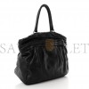 PRADA NAPPA FRILLS TOTE BLACK (39*32*15cm) PRADA NAPPA FRILLS TOTE BLACK (39*32*15cm)