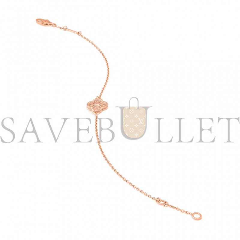 VAN CLEEF ARPELS SWEET ALHAMBRA BRACELET - ROSE GOLD  VCARO8DC00