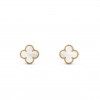 VAN CLEEF ARPELS VINTAGE ALHAMBRA EARRINGS - YELLOW GOLD, MOTHER-OF-PEARL   VCARA44100