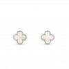 VAN CLEEF ARPELS VINTAGE ALHAMBRA EARRINGS - WHITE GOLD, MOTHER-OF-PEARL  VCARF48600