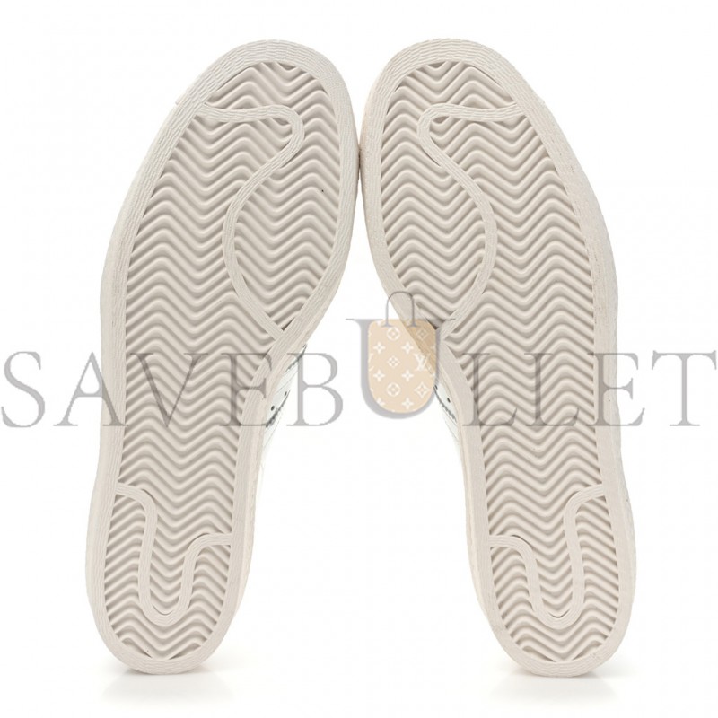 PRADA X ADIDAS CALFSKIN MENS SUPERSTAR 450 LOW TOP SNEAKERS 8 WHITE PRADA X ADIDAS CALFSKIN MENS SUPERSTAR 450 LOW TOP SNEAKERS 8 WHITE