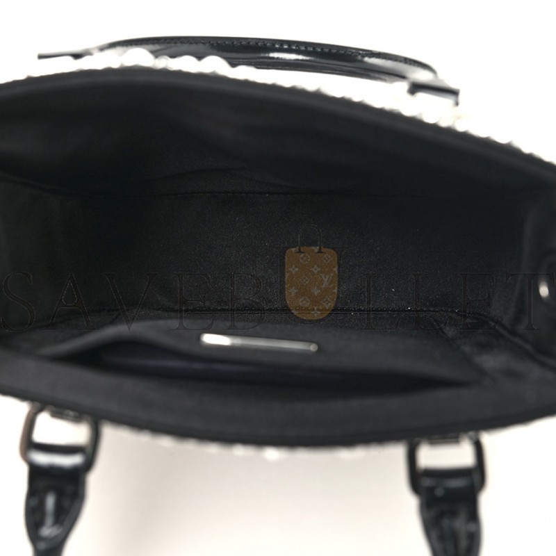 PRADA SATIN CRYSTAL SMALL TOTE BAG METAL (18*15*2cm) PRADA SATIN CRYSTAL SMALL TOTE BAG METAL (18*15*2cm)