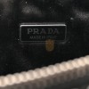 PRADA SATIN CRYSTAL TRIANGLE POUCH CRISTAL (26*15*6cm) PRADA SATIN CRYSTAL TRIANGLE POUCH CRISTAL (26*15*6cm)