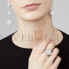 VAN CLEEF ARPELS MAGIC ALHAMBRA EARRINGS, 3 MOTIFS - WHITE GOLD, DIAMOND VCARN9MR00 VAN CLEEF ARPELS MAGIC ALHAMBRA EARRINGS, 3 MOTIFS - WHITE GOLD, DIAMOND VCARN9MR00