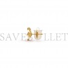 VAN CLEEF ARPELS FRIVOLE EARRINGS, MINI MODEL - YELLOW GOLD, DIAMOND  VCARP24200