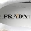 PRADA SPAZZOLATO ROIS BIKE FABRIC MENS SNEAKERS 10 WHITE PRADA SPAZZOLATO ROIS BIKE FABRIC MENS SNEAKERS 10 WHITE