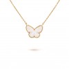 VAN CLEEF  ARPELS LUCKY ALHAMBRA BUTTERFLY PENDANT - YELLOW GOLD, MOTHER-OF-PEARL VCARD99500