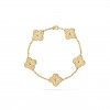 VAN CLEEF ARPELS VINTAGE ALHAMBRA BRACELET, 5 MOTIFS - YELLOW GOLD  VCARO1IE00