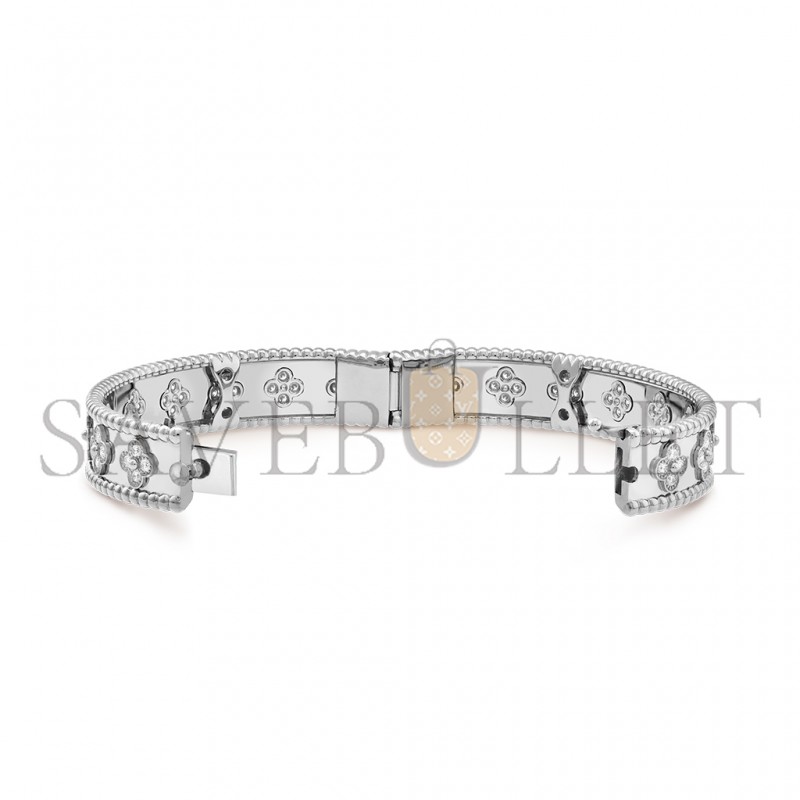 VAN CLEEF PERLÉE CLOVERS BRACELET, SMALL MODEL VCARP3O300 VAN CLEEF PERLÉE CLOVERS BRACELET, SMALL MODEL VCARP3O300