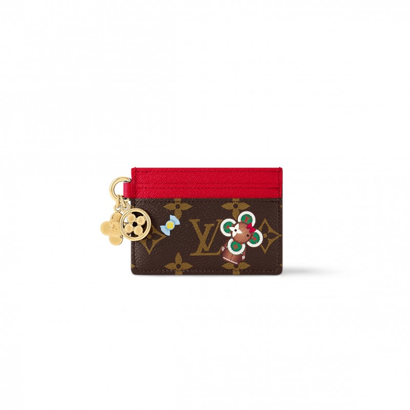 LOUIS VUITTON LV CHARMS BUSINESS CARD HOLDER M12215 (10.2*7.3*0.3cm) LOUIS VUITTON LV CHARMS BUSINESS CARD HOLDER M12215 (10.2*7.3*0.3cm)