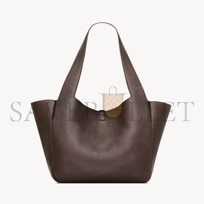 YSL LE 5 À 7 BEA IN GRAINED LEATHER 763435AADUU2837 (50*28*18cm)